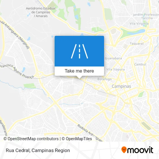 Rua Cedral map