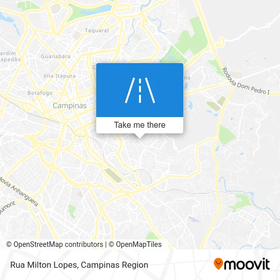 Rua Milton Lopes map