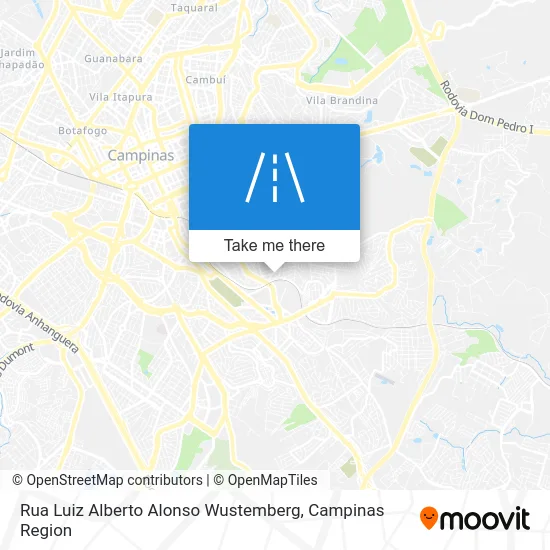Rua Luiz Alberto Alonso Wustemberg map