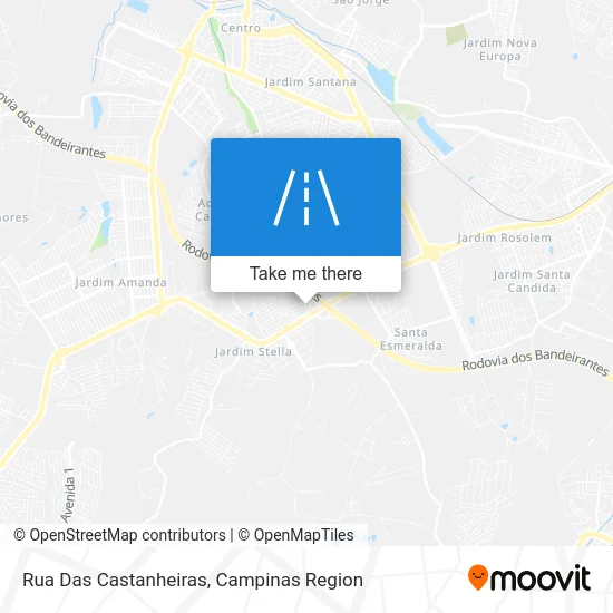 Rua Das Castanheiras map