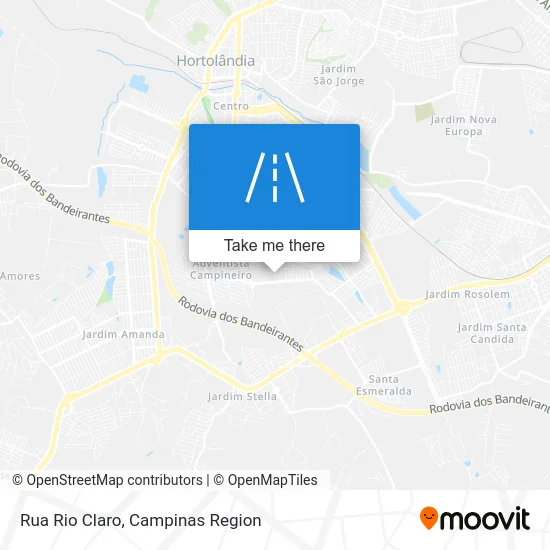 Rua Rio Claro map