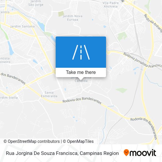 Rua Jorgina De Souza Francisca map