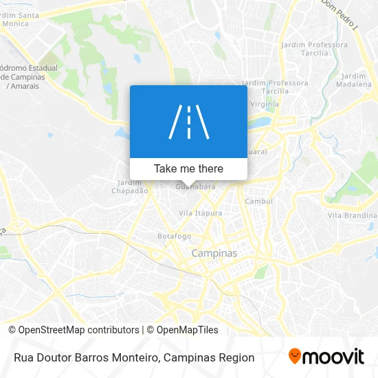 Rua Doutor Barros Monteiro map