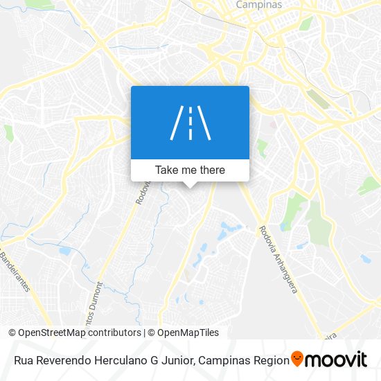 Mapa Rua Reverendo Herculano G Junior