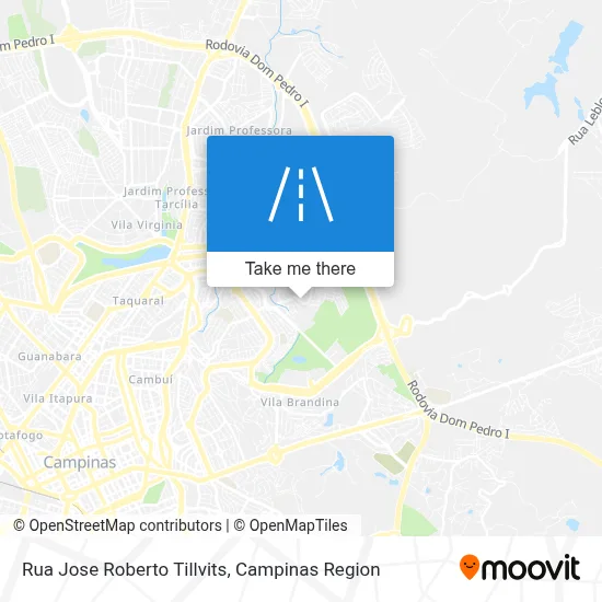 Rua Jose Roberto Tillvits map