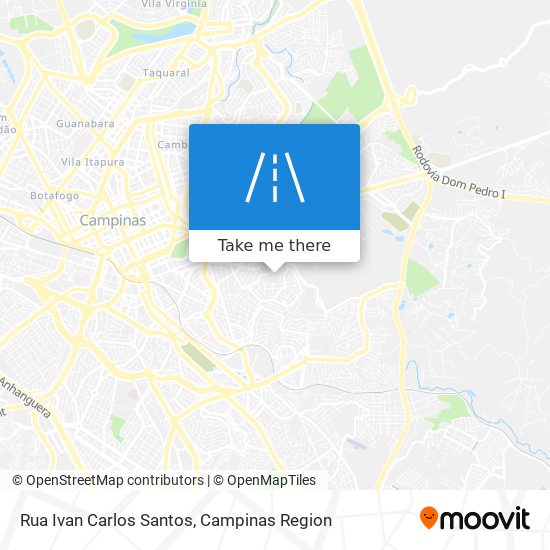 Mapa Rua Ivan Carlos Santos