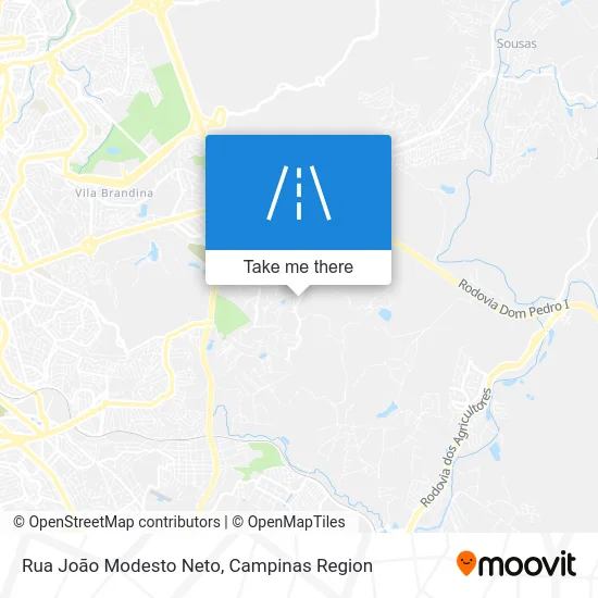 Rua João Modesto Neto map