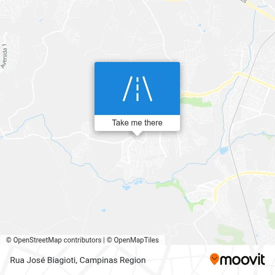 Rua José Biagioti map