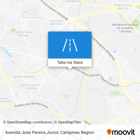 Avenida Jose Pereira Junior map