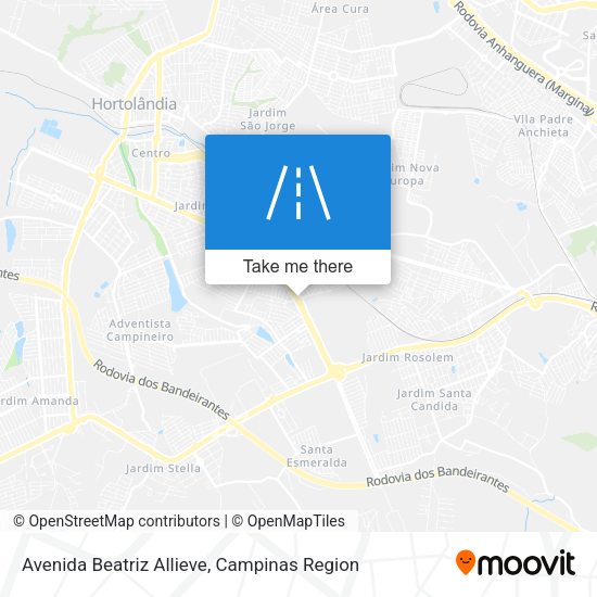 Avenida Beatriz Allieve map