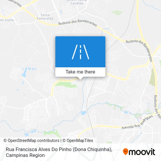 Rua Francisca Alves Do Pinho (Dona Chiquinha) map