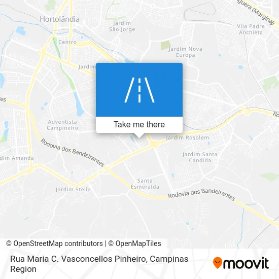 Rua Maria C. Vasconcellos Pinheiro map