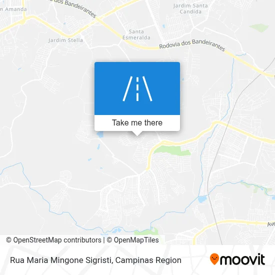 Rua Maria Mingone Sigristi map
