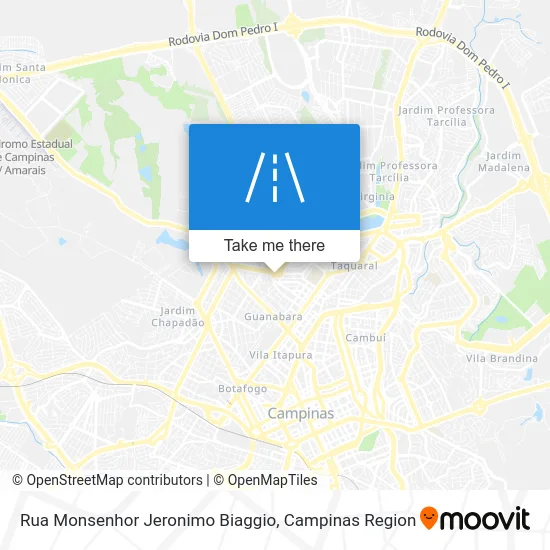 Rua Monsenhor Jeronimo Biaggio map