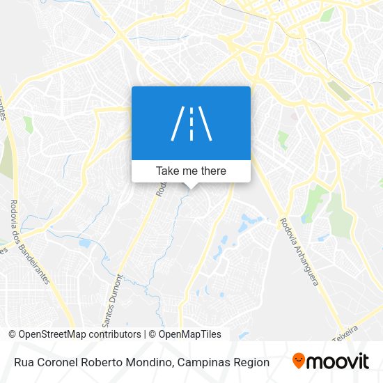 Rua Coronel Roberto Mondino map