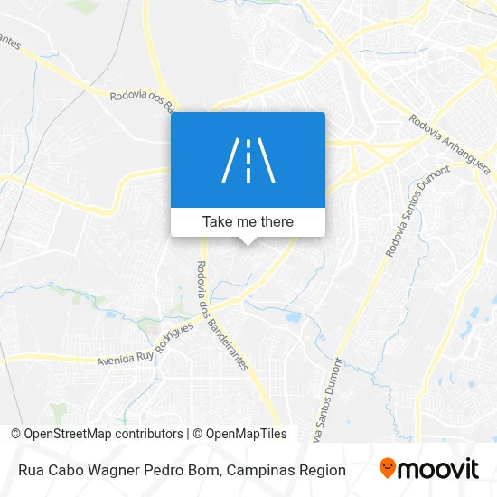 Rua Cabo Wagner Pedro Bom map