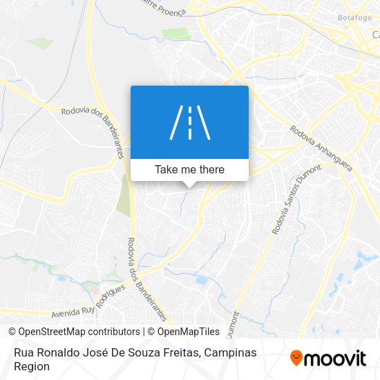 Rua Ronaldo José De Souza Freitas map