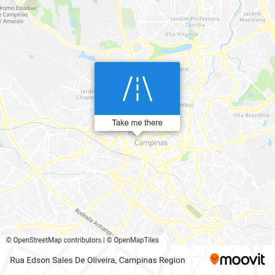Rua Edson Sales De Oliveira map