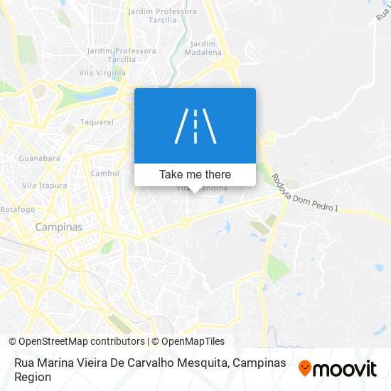 Rua Marina Vieira De Carvalho Mesquita map