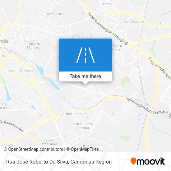 Rua José Roberto Da Silva map