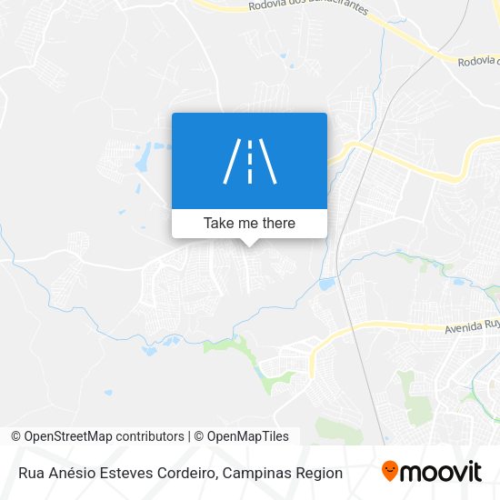 Rua Anésio Esteves Cordeiro map