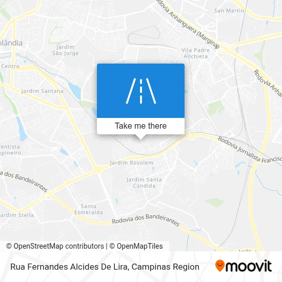 Rua Fernandes Alcides De Lira map