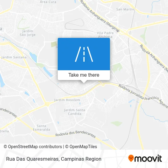 Rua Das Quaresmeiras map