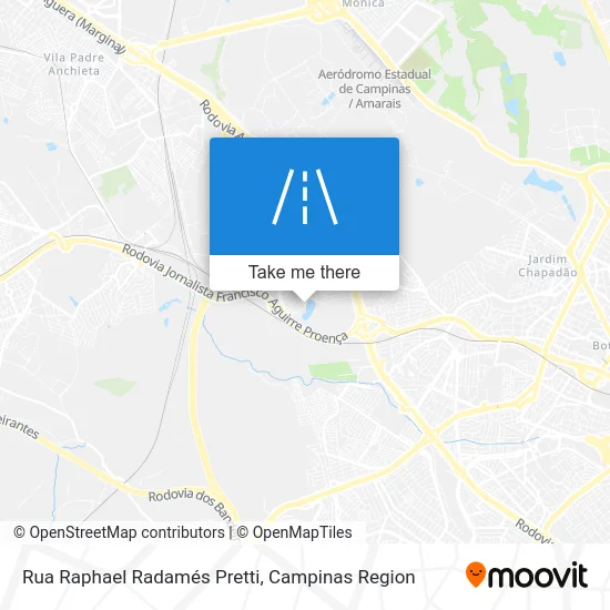 Rua Raphael Radamés Pretti map