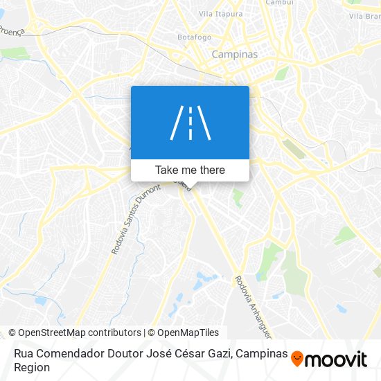 Mapa Rua Comendador Doutor José César Gazi