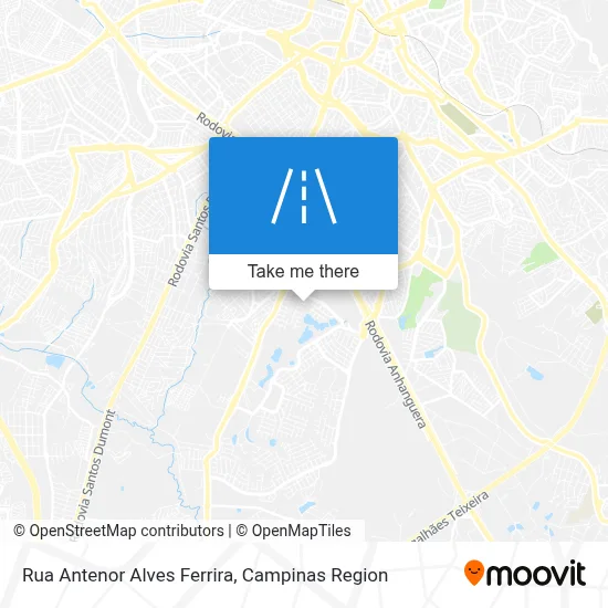 Rua Antenor Alves Ferrira map