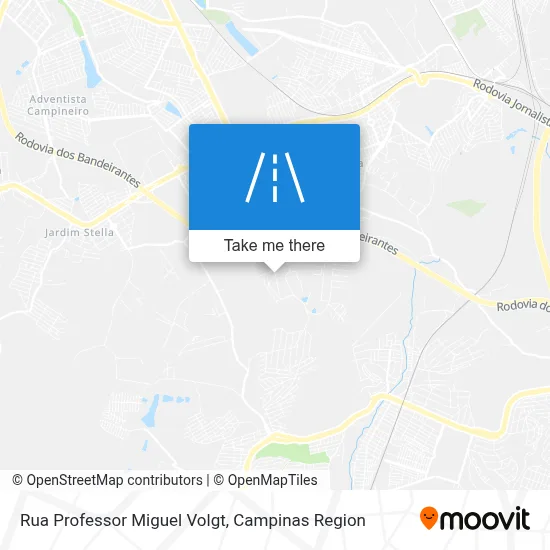 Rua Professor Miguel Volgt map