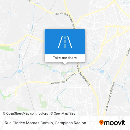 Rua Clarice Moraes Camilo map