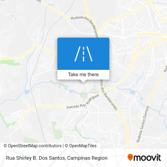 Rua Shirley B. Dos Santos map
