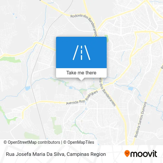 Rua Josefa Maria Da Silva map