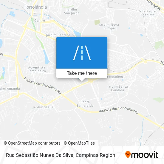 Rua Sebastião Nunes Da Silva map