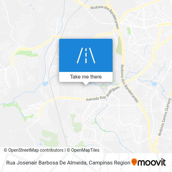 Rua Josenair Barbosa De Almeida map