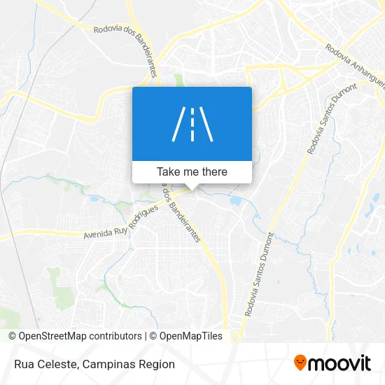 Rua Celeste map