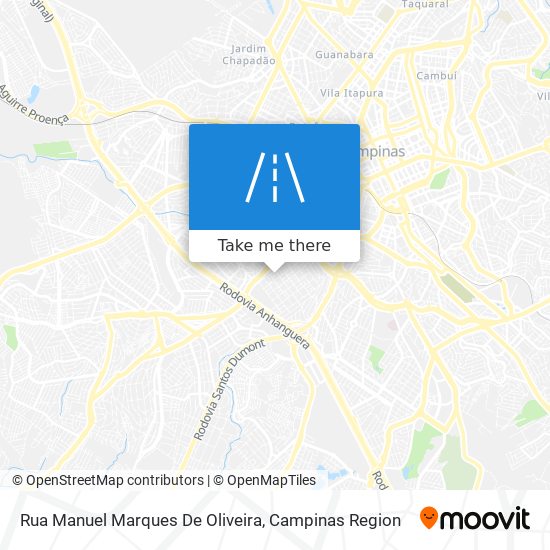 Mapa Rua Manuel Marques De Oliveira