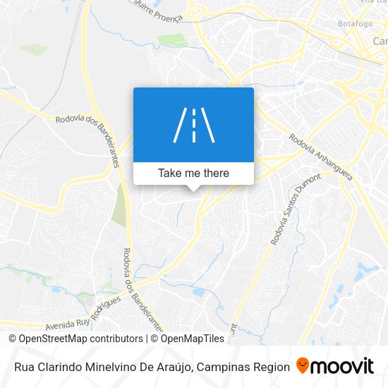 Rua Clarindo Minelvino De Araújo map
