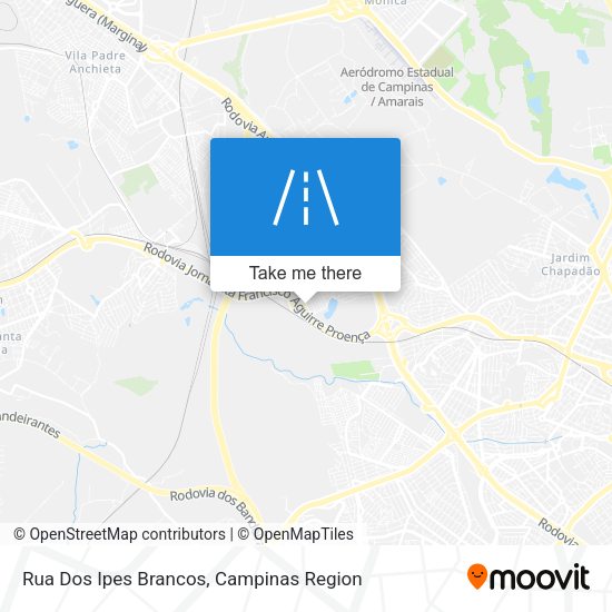 Rua Dos Ipes Brancos map