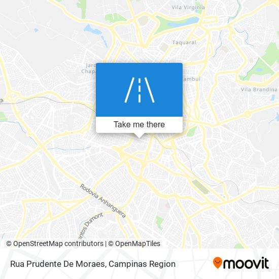 Mapa Rua Prudente De Moraes