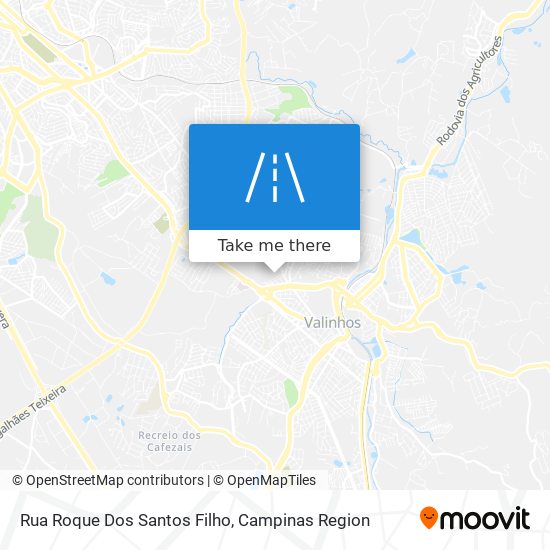 Mapa Rua Roque Dos Santos Filho