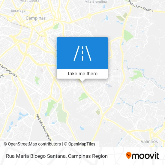 Rua Maria Bicego Santana map