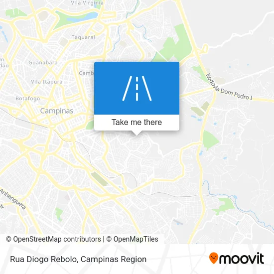 Rua Diogo Rebolo map
