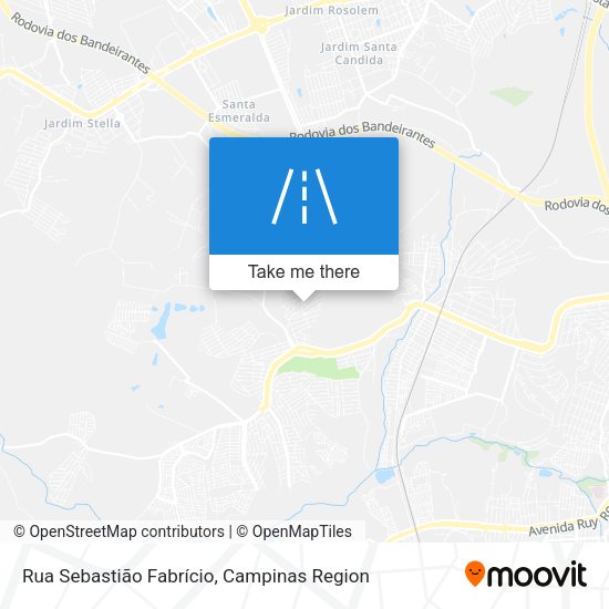 Rua Sebastião Fabrício map