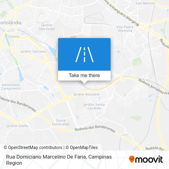 Rua Domiciano Marcelino De Faria map