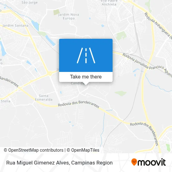 Rua Miguel Gimenez Alves map