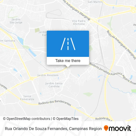 Rua Orlando De Souza Fernandes map