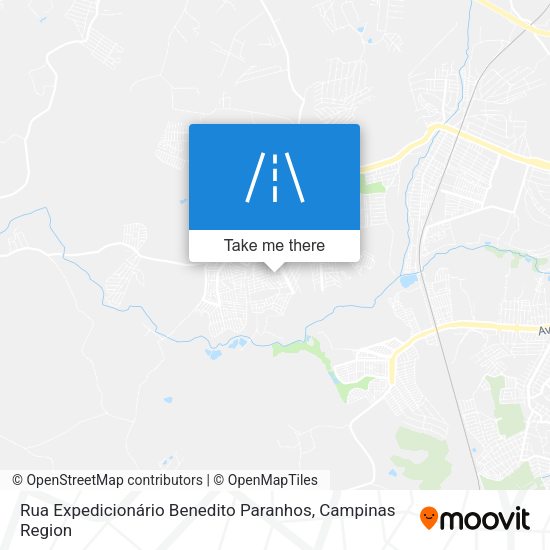 Rua Expedicionário Benedito Paranhos map