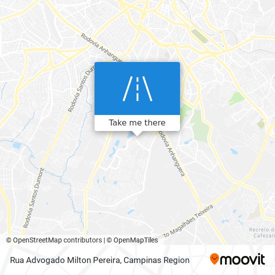 Mapa Rua Advogado Milton Pereira